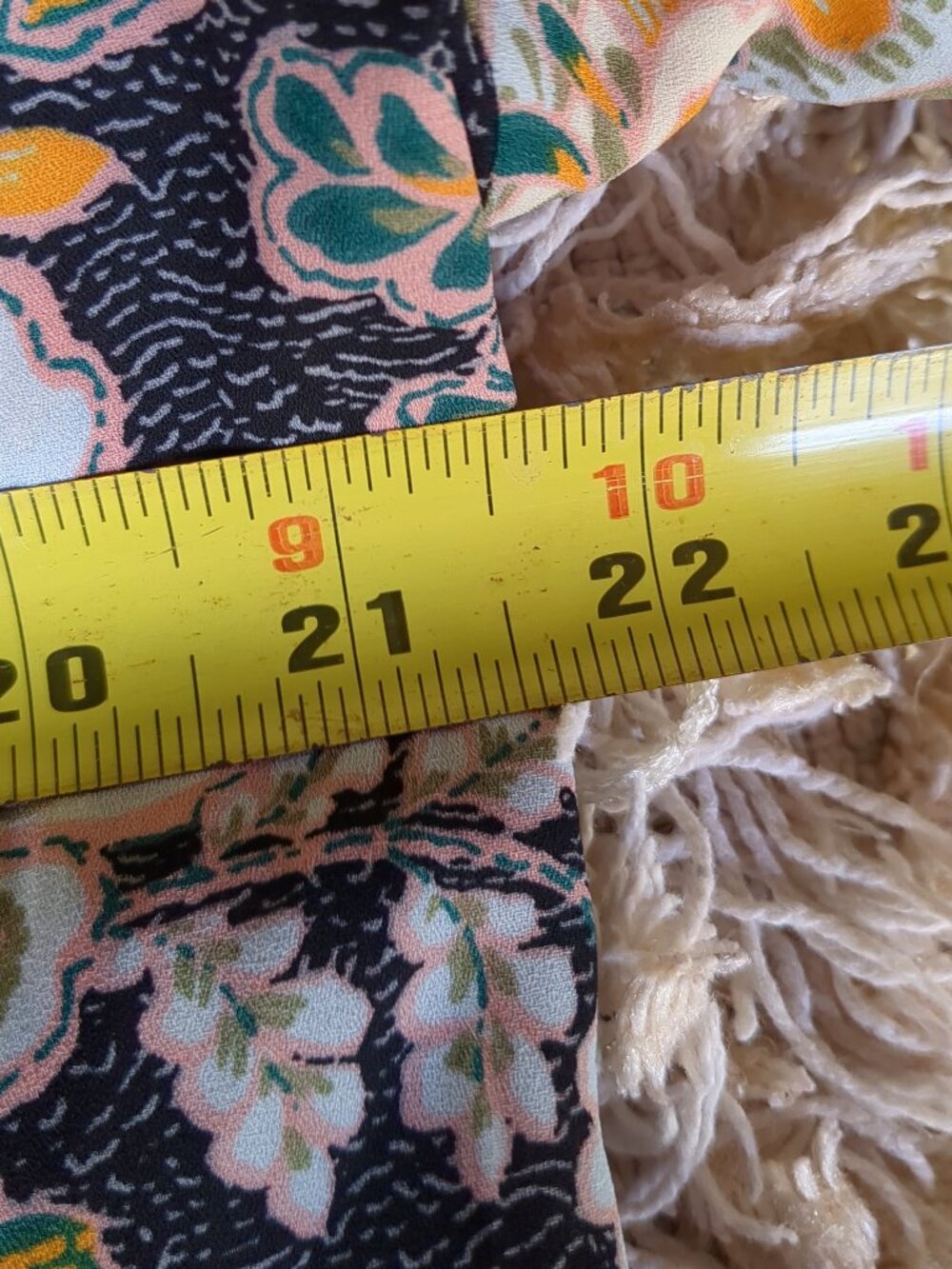 L Long Sleeve Multi Color Design Mid Button Up Tunic - Picture 16 of 16